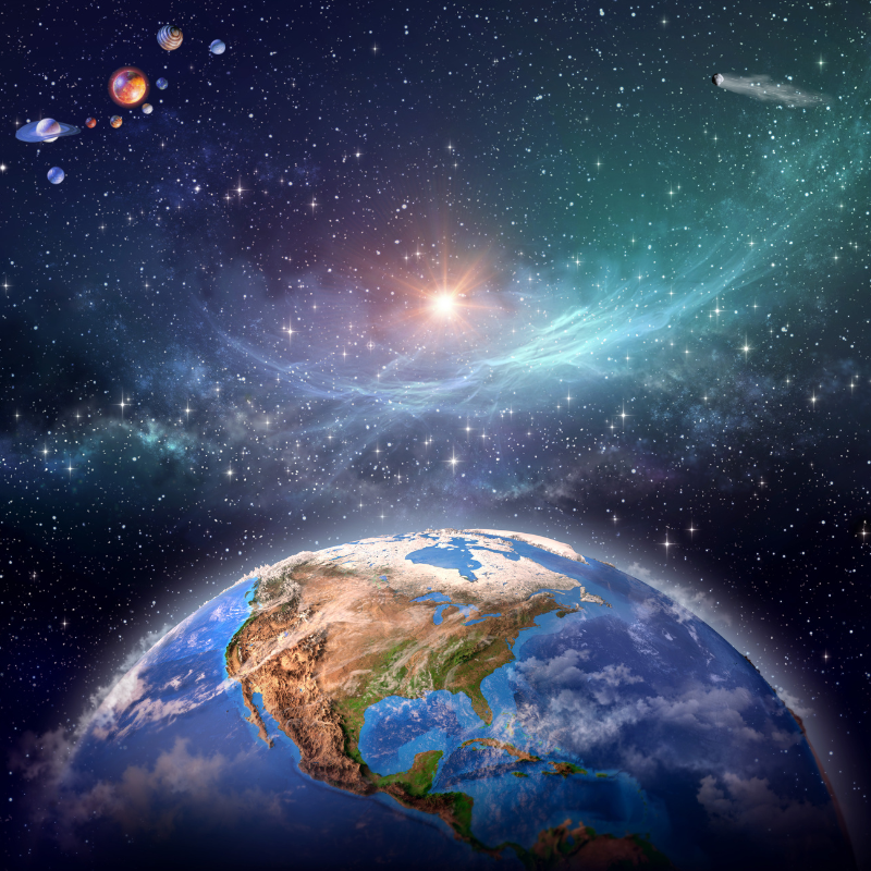 Kometen, Planeten und wir